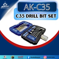 AKAIDO 35PCS DRILL & BIT SET C35