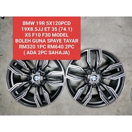USED SPORT RIM 19 INCH BMW X5 COPY RIM  MODEL RM280 1BIJI BOLEH GUNA SPARE TAYAR F10 F30 X5 320I