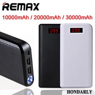 Remax Proda 10000mah20000mah30000mah Powerbank Portable Charger Dual Output Digital Display