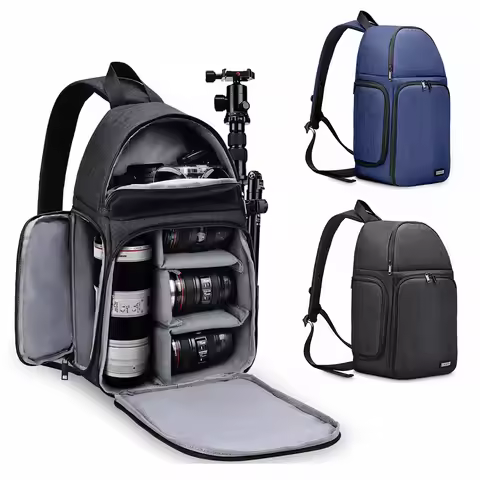 DSLR Camera Bag Sling Backpack Single Shoulder Case For Canon EOS R8 R7 R3 R5 R6 RP R 5D 6D 7D Sony 