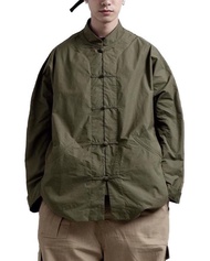 Goopimade 孤僻 x Oldsoil 軍綠色尼龍馬褂 行褂 外套 Commuter Dharma Shirt Oldsoilism Gorpcore 機能風