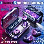 TWS Earphone M10 Bluetooth Earphones Wireless Earbuds 9D Bass Stereo HiFi Earbud Sound 360° Surround
