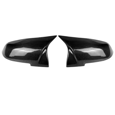 Hot A Pair For BMW F20 F21 F22 F23 F30 F31 F32 F33 F36 M3 M4 Look Carbon Fiber Mirror Cover