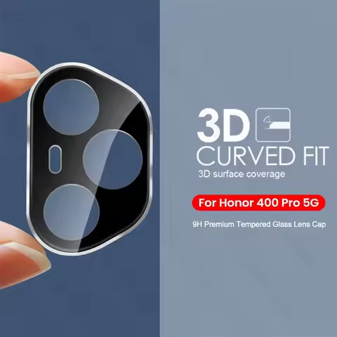 3D Curved Tempered Glass Camera Lens Protector Case For Honor 400 Pro 5G Cameras Protective Glass Ho
