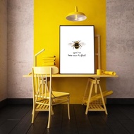 【大黃蜂】限量版印製畫 | 大廳玄關掛畫 | 蜜蜂水彩空間佈置