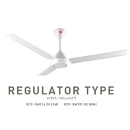 KDK K15VO Regulator Ceiling Fan 60" - White