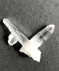 生長干擾水晶 利姆利亞 雷姆利亞白水晶簇 手握 手把玩 帶彩 水晶