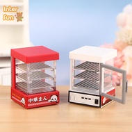 [InterfunS] 1:12 Dollhouse Miniature Micro-wave Oven Bread Cabinet Steam Box Household Electric Model Decor Toy Doll House Accessories [NEW]