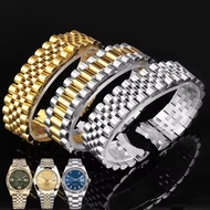 17mm 20mm 21mm Solid Stainless Steel Watch Accessories Band For Rolex DATEJUST DAY-DATE OYSTERPERTUA