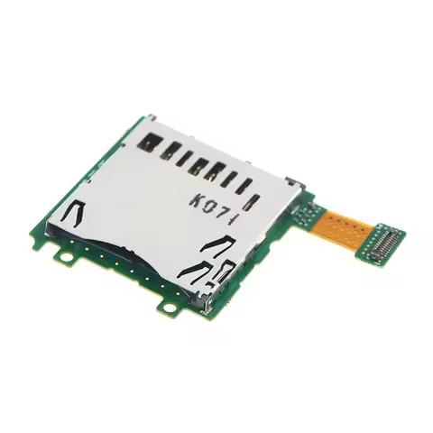 L93A-For 3DS Game Console Replacement Part- SD Card Slot 1Pc With Reader Socket Board Included