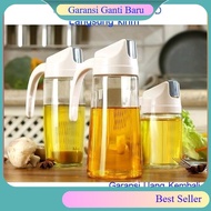 Glass Cooking Oil Jug Oil Bottle Automatic Multipurpose Oil Jug Automatic Lid