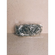 Mini silver safety pins, 50g pack