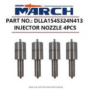 4PCS DLLA 154S 324N 413 Fuel Injector Nozzle Type SN 105015-4130 DLLA154S324N413 For ISUZU N F Serie