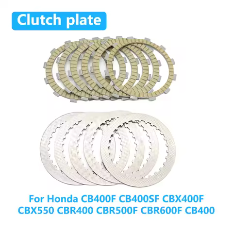 For Honda CB400F CB400SF CBX400F CBX550 CBR400 CBR500F CBR600F CB400 Motorcycle Clutch Friction Disc