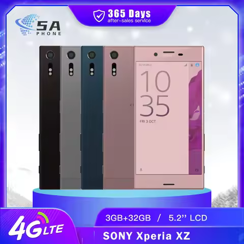 Original Sony Xperia XZ F8331 F8332 SO-01J 4G Mobile Phone 5.2" 3GB+32/64GB 23MP+13MP Snapdragon820 