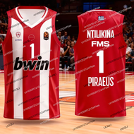 25/26 New Arrivals Olympiacos Athens Basketball Jersey Greek Adult Mens Basketball Quick-drying Vest