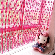 BEAUTIFUL LOVE MODEL DOOR AND WINDOW CURTAINS ORIGINAL REALPICT HOME DECORATION LOPE CURTAINS