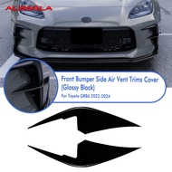 Front Side Spoiler Fog Light Intake Canard Trim For Toyota GR86 2022-2024