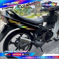STRIPING VARIATIONS FOR SUZUKI RG SPORT MOTORCYCLES/ STICKER LIST OF SUZUKI RG SPORT MOTORCYCLES