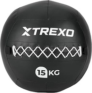 TREXO Wall Ball 5 kg - 15 kg Training Ball - Environmentally Friendly Matte Leather, Non-Slip, Ideal