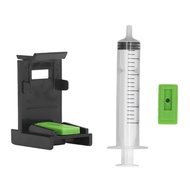 Gentlestore-Fast Ship Ink Refill Cartridge Clip ABS PP Portable Suction Holder with Syringe for 745 