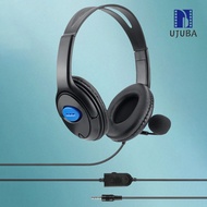 U.B 3.5mm Wired Stereo Noise Reduction Headphone Headset for Gaming Online Courses