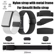 Nylon Loop Band for Amazfit Helio Strap Soft Breathable Wristband Replacement Sport Strap for Amazfi