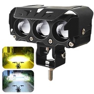 KEVANLY Lampu Tembak Laser 4 Mata D2 Devil Super S CS 1076 Lampu Utama Dekat Putih Jauh Kuning Water