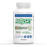 Jigsaw Health MagSRT | Magnesium Supplement with Vitamin B6, Folate & B12 | 240 Tablets | 60 Serving