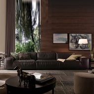 Italian Minimalist Sofa Luxury Creative Big Black Cow baxter Sofa Designer Xatu Sofa