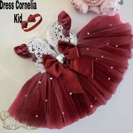 Baju Dress Brokat Pesta Anak Perempuan Kekinian Modern Murah Terbaru