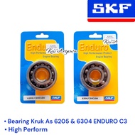 Bearing Laher 6205 C3 & 6304 C3 SKF Enduro High Performance - Bearing Kruk As 6205 & 6304 C3 Enduro