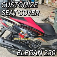 COVER SEAT MODENAS ELEGAN 250 SARUNG KUSYEN ELEGAN 250 MURAH TEBAL ACCESSORIES AKSESORI MOTORCYCLE S