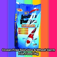 "Lockdown Promo" Ocean Free Spirulina &amp; Wheat Germ Koi Fish Food 5kg