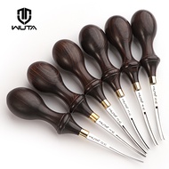 WUTA Leather Edge Beveler Professional Skiving Craft Work Tools M390 Die Steel Ebony Handle Cutter E