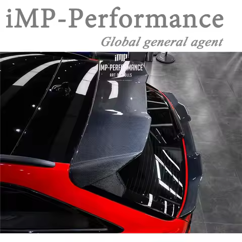 Car Accessories Carbon Fiber RS6 Spoiler iMP Performance Style Fit For 2021-2022 Audi C8 RS6 Avant R