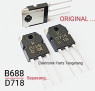 TRANSISTOR D718 B688 TR B688 D718 ORIGINAL (SATU SET) 2SD718 2SB688
