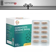 Spot inventory in Singapore [Buy 3, Get 1 free]GKB Cordyceps Cicadae 350mg (60'S) Cicada Flower Supp