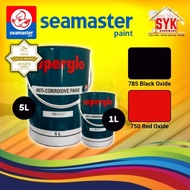 SYK Seamaster Super Glo Anti Rust Paint (1Liter/5 Liters) Red Oxide & Black Oxide Protective Coating