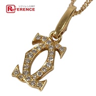 卡地亞 (CARTIER) 18K 金鑲鑽吊墜，飾有 2C 標誌