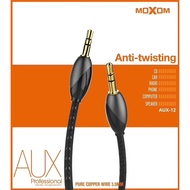 100% moxom 3.5mm pure copper professional aux audio wire cable 1000mm audio cables