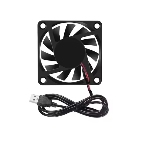 1PCS 5V 5010 8010 8015 9225 12025 USB Interface DC Brushless Cooling Computer Fan USB Cable Set-top 