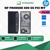 PC i7 Intel HP ProDesk 600 G6 PCI MT Intel Core i7 (10th Gen)  / 16GB RAM / 256GB NVME / Win 11 Pro 