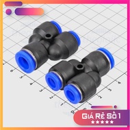 [3 Pieces]- PW10-8 Y-shaped Pneumatic Connector Pipe 10mm to 8-8mm Regular Electronic