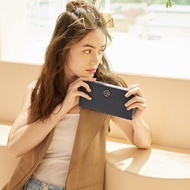 防割RFID防盜刷長夾 12卡片夾 藍色