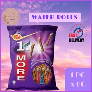 🔥Hot Selling🔥Win2 1 More 6g Chocolate Coated Wafer Rolls Biscuit Stick Wafer Bergulung Disaluti Cokl