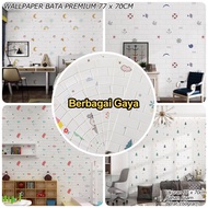 BRICK FOAM WALLPAPER 77x70CM || 70x70CM Square FOAM WALLPAPER || THICK FOAM WALLPAPER || WALL STICKE