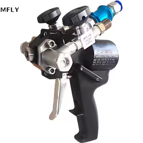 Polyurethane Foam Spray Gun P2 Air Purge PU Foaming Injection AB Two-component High Pressure Coating