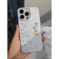 Snoopy Colorful Silver Energy Shell Compatible iPhone Phone Case Applies iPhone 16 Pro Max/15/14 Pro