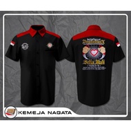 Kemeja PSHT Bordir Keren Terbaru - Kemeja Hem Nagata PSHT